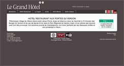 Desktop Screenshot of grand-hotel-aups.com