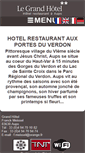 Mobile Screenshot of grand-hotel-aups.com